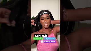 Keni Hair Upart Wig, Stay Sleek Edge Control, And Elastic Band #Shorts