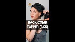 Back Comb (3X5) Highlighted Straight Topper L Human Hair L Contact_8383029371 #Shorts #Trending