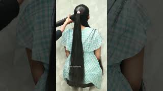 Instead Of Doing This Half Up Hairstyle Try This #Hairstyles #Shortvideos #Shorts
