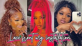 Lace Front Wig Installation Compilation Tutorial