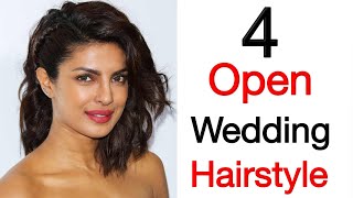 4 Open Hairstyle For Wedding | Easy & Beautiful Hairstyle....