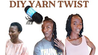 Diy: How To Make $1 Yarn Twist With Brazilian Wool | Brazilian Wool Hairstyle #Hairstyle