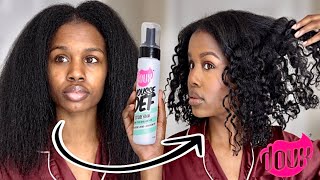 Straight To Curly | The Doux Mousse Def On Type 4 Hair | One Product Twist Out On Natural Hair?