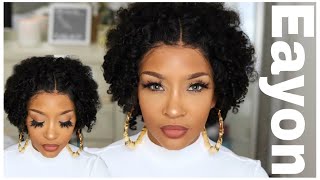 Super Real Looking Wig| Bomb Natural Curly Lace Wig| No Baby Hair Needed!! Ft. Eayon Hair