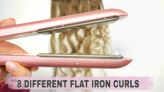 Ways To Curl &  Wave Hair With A Flat Iron  Flat Iron Waves