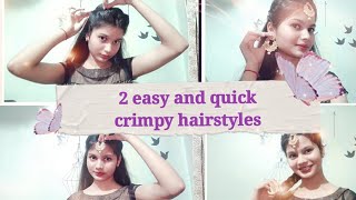 #Hairstyles  Crimped Hairstyles / Wedding Hairstyles Indian Open Hair / Open Hairstyles