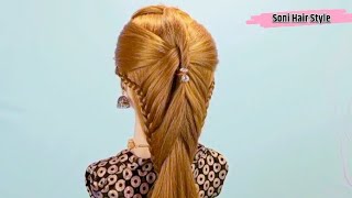 Trendy Cute Hairstyle For Girls || Easy Hairstyle | Soni Hair Style