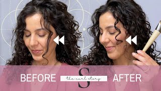 How To Fix Face Framing Curls  |  Naturally Curly Hair Styling Tips