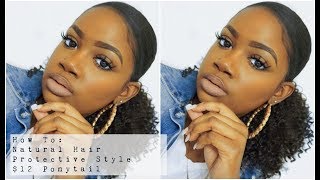 Easy 15-Min $12 Curly Ponytail Style How To