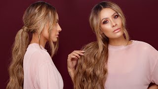 How To: Long Messy Ponytail | Desi Perkins