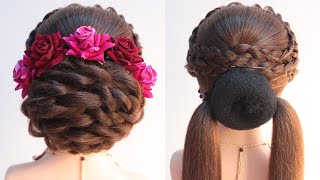 Most Beautiful Messy Bun Hairstyle For Bridal Look
