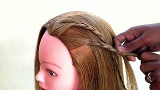 Easy Hairstyles | Cute Hairstyle Medium Hair Hairstyle | Open Hairstyle