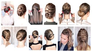  Easy Diy Elegant Hairstyles Ponytails Compilation  Prom Hairstyle Transformations