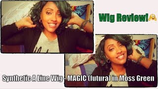 Wig Review / Synthetic A Line Wig - Magic (Futura) In Moss Green