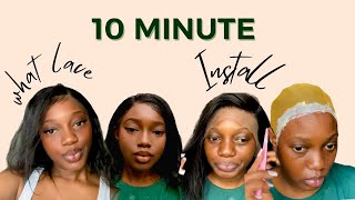 Amazon Wig Install In Just A Few Easy Steps! +10 Minute Wig Install Tips | Msmondey