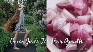 Onion Juice For Extreme Hair Growth! Stop Hair Loss & Grow Long Hair