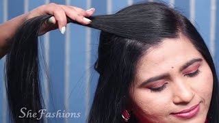 5 Quick & Easy Hairstyles || Simple & Cute Hairstyles For Medium Hair || Hairstyle Girl