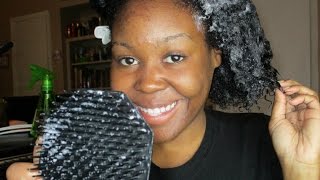 Scalpmaster Shampoo Brush On Natural Hair | Demo & Review