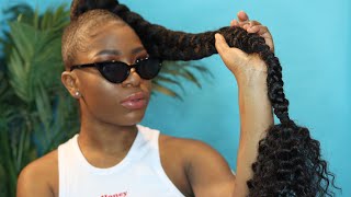 How To: Jumbo Braid Ponytail W/ Curly Ends (Detailed)