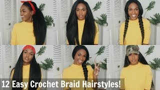 12 Super Easy Straight Crochet Hairstyles! - Outre X-Pression Dominican Blowout