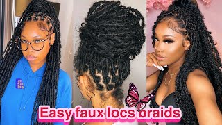 Faux Locs & Butterfly Locs Hairstyles 2022 Hair Compilation