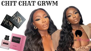 Chit Chat Grwm: Feeling Overwhelmed And Quitting Youtube?? Ft Wowafrican Bodywave Wig