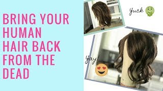  How To Revive Your Human Hair Wig With Deep Conditioning {Bring It Back From The Dead!!}