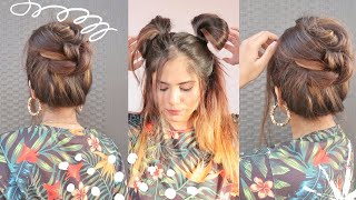 High Bun Hairstyle For Medium To Long Hair / Trying Out Instagram Viral Bun Hairstyle/Pass Or Fail?