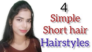 Simple Short Hair Hairstyles For College & Office Girl.!@Anusbeautyplanet#Hairstyle,#Youtube