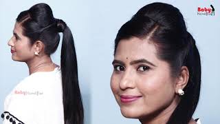 Quick And Easy Ponytail Hairstyles | Running Late Ponytail Hairstyles | Hairstyle Tutorial