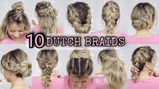 10 Dutch Braid Hairstyles  Short, Medium And Long Hairstyles