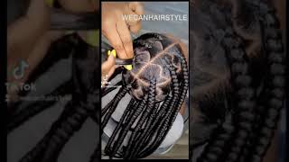 Braiding Hairstyles #Fyp #Foryou #Braidinghair #Braidingtutorial #Crochethair #Blackgirlhairstyle