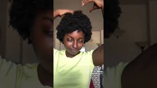 Refreshing My 4C Natural Hair Wash And Go #Naturalhair #4Chair