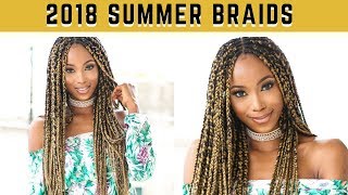 Braids Hairstyle: Two Toned Ombre Diy Braids For Summer 2019