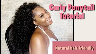 Sleek Curly Ponytail Tutorial & Chit Chat