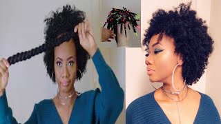 Diy Kinky Curly Crochet Wig Using Kanekalon Braiding Hair