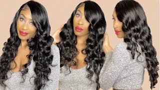 Bodywave Side Part Lace Front Wig Install | Ft. Unice Hair | Its Jasmine Nichole