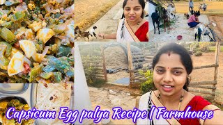 Capsicum Egg Palya Recipe | Amazon  No Cap Hair Styling Powder | Farmhouse