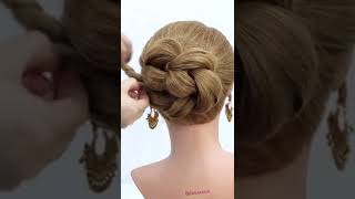 Beautiful Hairstyle For Wedding #Shorts