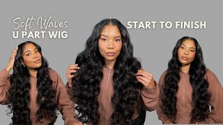 Soft Waves U Part Wig Install From Start To Finish Ft. Julia Hair