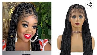 My Full Lace  Braided Wig From Amazon
