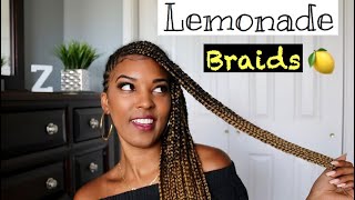 Lemonade Braids & Sensationnel Kanekalon Hair Review| Zitarose