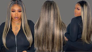 Balayage Highlight One Donor Wig | Megalook