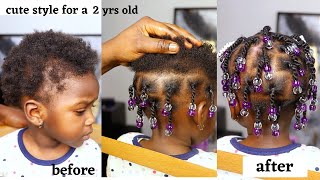 Back To School Hairstyle For Toddlers/Kids| Little Girls With Short Hair