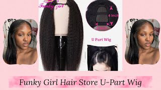 4 Type Hair U-Part Wig From Funky Girl Aliexpress Store (Unboxing & Initial Review)
