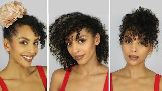 How To: Easy Curly Hairstyles Part 1 | Discocurlstv