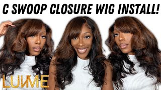 Let'S Install This Brown Highlight C Swoop 5X5 Closure Wig | Luvmehair