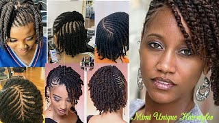 2022 Latest Flat Twist Braided Hairstyles/Protective Hairstyles For Black Women.