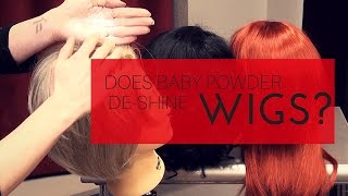 Does Baby Powder Un-Shine Synthetic Wigs?  - Doctoredlocks.Com