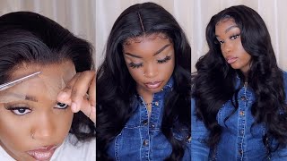 Omg Let'S Get Into This Hair ! Affordable 13*6 Body Wave Wig |  Install, Layer & Curl X Nadula